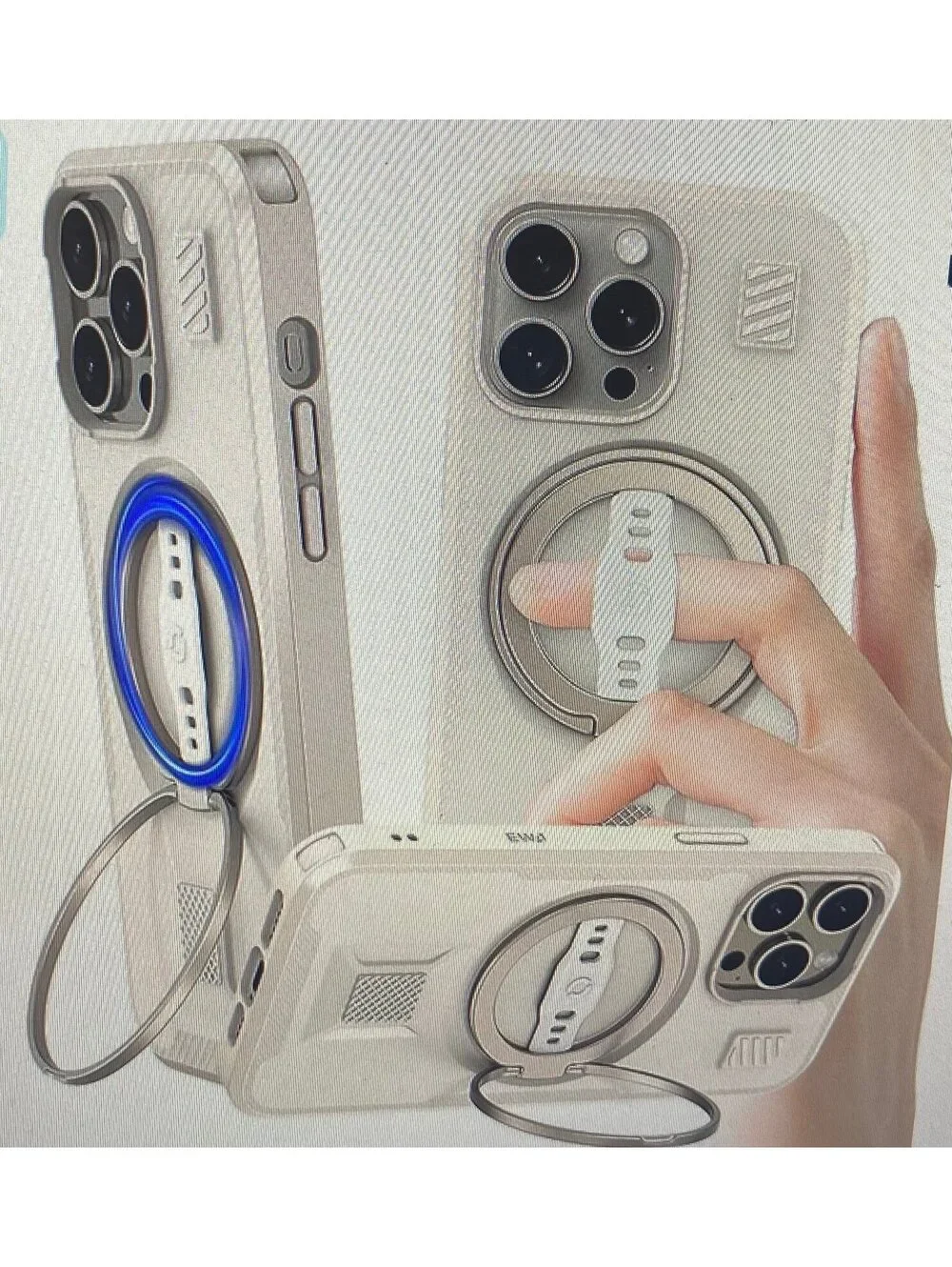 EWA Case for iPhone 15 Pro Max White Smoke